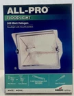 All-pro 500-WATT White WQ500 Halogen Floodlight With Hood Ext Cooper Lighting New. Price: $24.90.