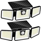 2 Pack Incx Solar Lights Outdoor Waterproof, 3000 Lm 156 Led Motion Sensor New. Price: $22.99.