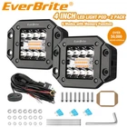 Everbrite 2PC 48W Led Light Pod Flush Mount Spot Flood White Amber Strobe 6 Mode New. Price: $46.99.