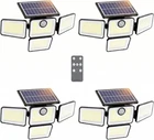 6000LM Solar Lights Outdoor Waterproof, 4 Heads Motion Sensor Flood With New. Price: $117.99.