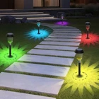 Tecknet 8 Pack Powered Pathway Lights, Auto On/off Color Changing Solar... New. Price: $41.19.