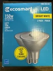 Ecosmart 150-WATT PAR38 Dimmable Flood Led Light Bulb Bright White (2-PACK) New. Price: $9.99.