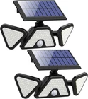 Solar Outdoor Lights, Heads Motion Sensor 203 B3-2P, White New. Price: $41.58.