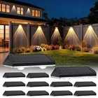 Solar Fence Lights 12 Pack Led Waterproof IP65 3 Color Temp Audles Powered Step New. Price: $74.99.