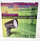 Westgate Bullet Led Flood Light FLD2-28W-KN 2800 Lumens New. Price: $49.99.