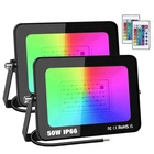 Rigidon 2 Pack 50W Led Flood Light Outdoor, 16 Colour Changing IP66 Waterproo... New. Price: $47.03.