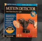Intelectron Deluxe Motion Detector With Twin Flood Security Light Capability Open. Price: $17.99.