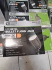 Commercial Electric 30W Bronze Outdoor Led Bullet Flood Light W/mounting Bracket New. Price: $24.95.