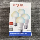 Sengled Simply Smart A19 Bulbs 800 Lumens Tunable White 4 Pack Open Box. Price: $18.99.