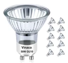10PK Vinaco GU10 Bulbs Warm White, Dimmable, MR16 Twist-n-lock Base New. Price: $31.99.