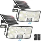 Solar Outdoor Lights Motion Sensor, 292 Led Flood With Remote, 4000 New. Price: $54.02.