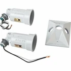 White Rectangular Weatherproof Outdoor Lampholder W/ Cover 5621-6/524514 New. Price: $12.99.