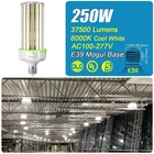 Kukuppo 1000W Equivalent Led Corn Bulb Light 250W E39 Base For Warehouse Parking New. Price: $91.67.