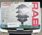 Rab LL22B Modern Black Aluminum Outdoor Landscape Light Hardwired Ul Listed Open. Price: $40.00.