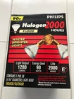 Philips 90 Watt Indoor/outdoor Halogen Flood Light. Par 38. 1280 Lumens New. Price: $20.00.
