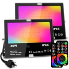 Melpo 30W Led Flood Light Outdoor 300W Pack Of 2, Rgb + Warm White 2700K New. Price: $48.14.