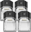 30W Mini Led Wall Light With Dusk Dawn Photocell, 5000K 4 Pack, Black New. Price: $104.30.