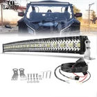 Roof Mount 42" Curved Led Light Bar Spot Flood For Can-am Maverick X3 Max Turbo New. Price: $123.05.