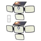 Onforu Solar Lights Outdoor 3000LM 4 Heads Motion Sensor Black New. Price: $52.69.