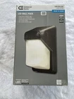 Commercial Electric 200W Equivalent Integrated Led Bronze Outdoor Wall Pack New. Price: $35.00.