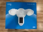 Ring Floodlight Wired Plus Surveillance Camera - White. Open Box. Price: $94.99.