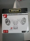 Defiant 703499 180 Wide Motion Detection Outdoor Security Light Black White Open. Price: $27.00.