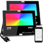 Led Color Changing Rgbw Bluetooth Smart Floodlights 2 Pack By Melpo New. Price: $55.62.