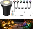 Lohas Rgb Dusk To Dawn Low Voltage Landscape Lights, 6 Pack With Remote New. Price: $169.99.