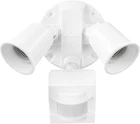17000269 110-DEGREE 240 Twin Head White Hardwired Motion Sensor Security Flood New. Price: $40.99.