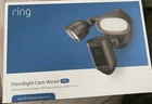 Ring Floodlight Wired Pro 1080P Security Camera Black New. Price: $139.99.