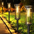 New Coxseni Solar Pathway Lights Outdoor 6 Pack, Bright Outside Waterproof. Price: $73.14.