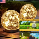 Jkimk Lights Outdoor Waterproof-solar Balls 2 Globes, Warm White New. Price: $25.48.