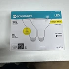 Ecosmart 90 Watt 2 PACK-PAR38 Dimmable Flood Light 3000K Bright White 1068 New. Price: $19.00.