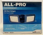 Cooper TMQ150 Twin-head Floodlight Halogen 120 V 300W Bronze Fixture New. Price: $16.50.