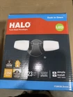 Halo Bronze Finish, Dusk To Dawn Twin Head Led Floodlight, New. Price: $25.00.