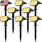 Fratink Solar Spot Lights Outdoor 8 Pack IP65 Waterproof Landscape New. Price: $91.64.