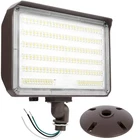 100W Led Flood Light With Knuckle, Outdoor Dusk Dawn Photocell... New. Price: $61.57.