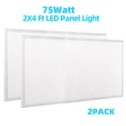 Wyzm Dimmable 5000K Bright White 2X4FT Led Flat Panel Light 75 Watt, 2-20 Pack New. Price: $537.00.