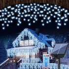 65FT Cold White Solar Icicle Christmas Light For Outdoor Decorations 600 Led ... New. Price: $56.85.