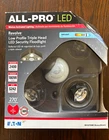All-pro REV32750M Led 3-HEAD Motion Dusk-to-dawn Security Floodlight Bronze Open. Price: $25.99.