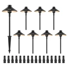 Vevor 8 Pack Low Voltage Landscape Lights 12-24V Outdoor Led Pathway New. Price: $87.35.