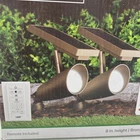 Feit Onesync Solar Led Outdoor Spotlights Bronze 100LM Rgb+cct Remote 2-PACK New. Price: $85.00.