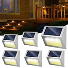 Jsot Solar Fence Lights Outdoor Waterproof, 6-PACK, Warm White New. Price: $44.99.