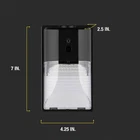 Direct Wire Pak Light With Clear Lens Cover, Dusk To DAWN,BLACK,2000 LUMENS,120V New. Price: $29.96.