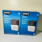 Hart 2-PACK: 3500L Hardwire Led Light, Clear Lens Cover, Dusk-dawn, Black New. Price: $27.99.