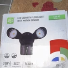 Asd Led Outdoor Flood Light 20W Motion Sensor Color Selectable 1850-2040LM Black New. Price: $18.00.