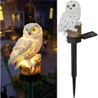 Garden Solar Lights Outdoor Decorative Resin Owl Led With Stake For New. Price: $23.99.