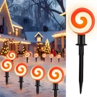 Ultimate Unicorn Led Red Spiral Lollipop Pathway Lights Outdoor Garden New. Price: $18.56.