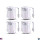 Color Changing Toilet Night Light 4 Pack Motion Sensor Led Washroom Lamp New. Price: $25.08.