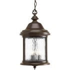Ashmore 3-LIGHT Antique Bronze Seed Glass New Traditional Hanging Lantern Open. Price: $339.00.
